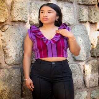 Elige el púrpura como el color de tu día ✨Descubre más diseños de la nueva temporada en DACANNI.#dacanni #oaxaca #mexico #handmade #outfitinspo