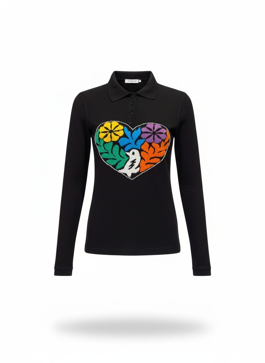 Playera de Dama con bordado de Jalapa de Díaz - Imagen 4