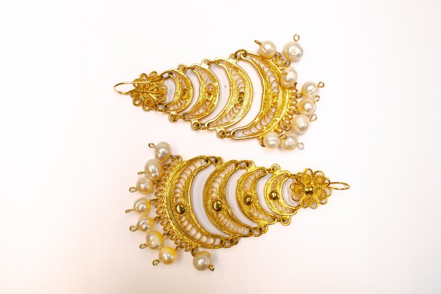 Aretes Filigrana Cóncavo