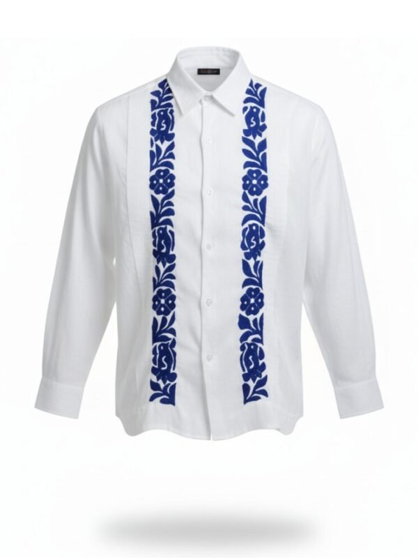 Guayabera Manga Larga Jalapa 100% Lino Jalapa