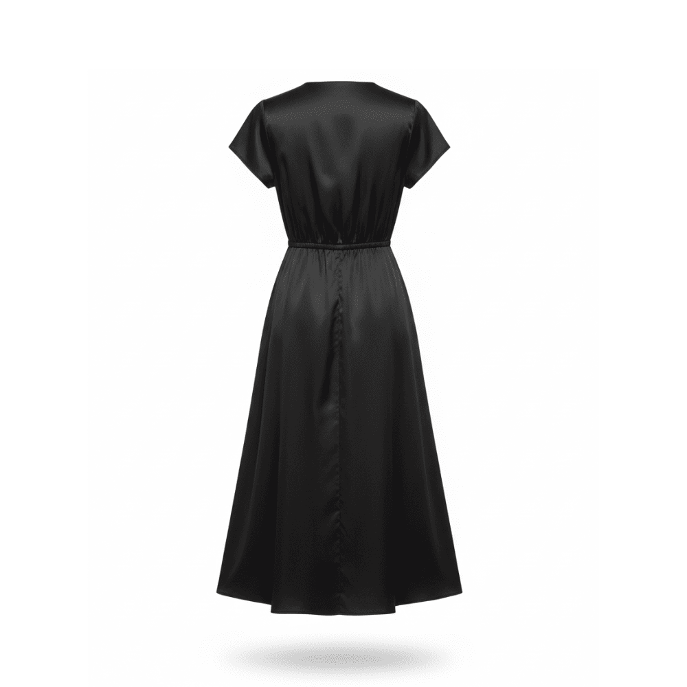 vestido largo de noche bordado artesanal San Felipe Jalapa de Díaz