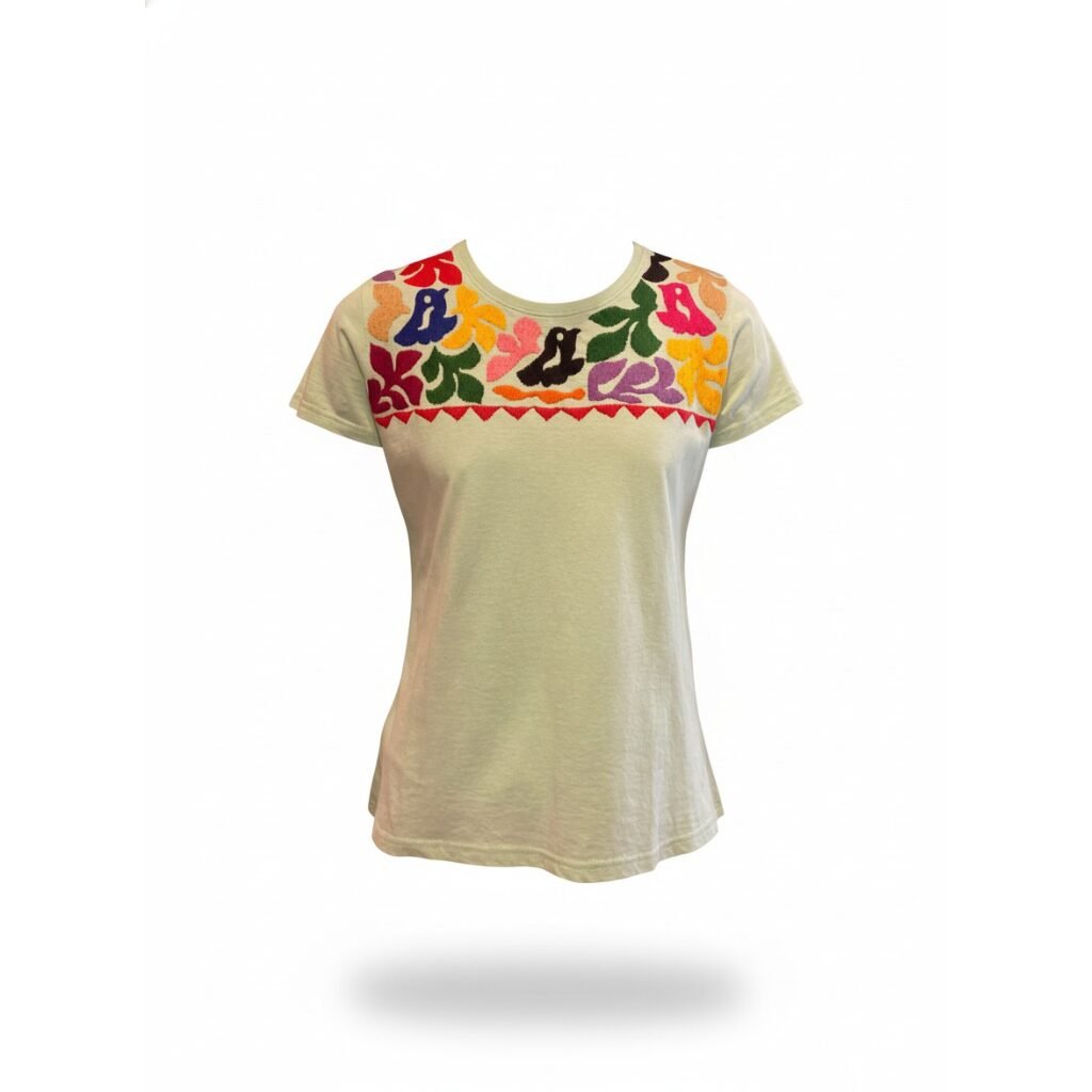 Playera de Dama con bordado de Jalapa de Díaz - Imagen 3