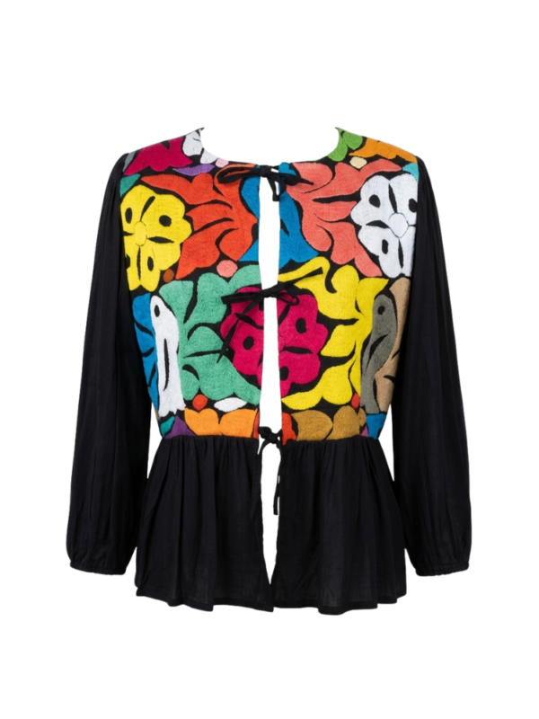Blusa Copenhague Manga Larga con bordado de Jalapa